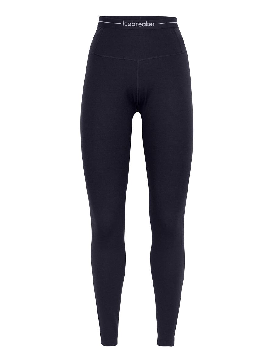 Base Layers Icebreaker Merino 260 Tech High Rise Leggings Damskie Granatowe | PL 1096SGLO